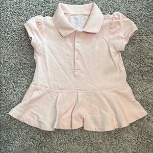 Pink Ralph Lauren Polo Dress with Cap Sleeves